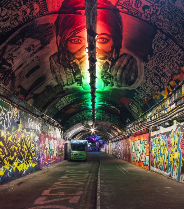Leake Street Arches Graffiti tunnel.