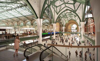 London Liverpool Street concourse CGI