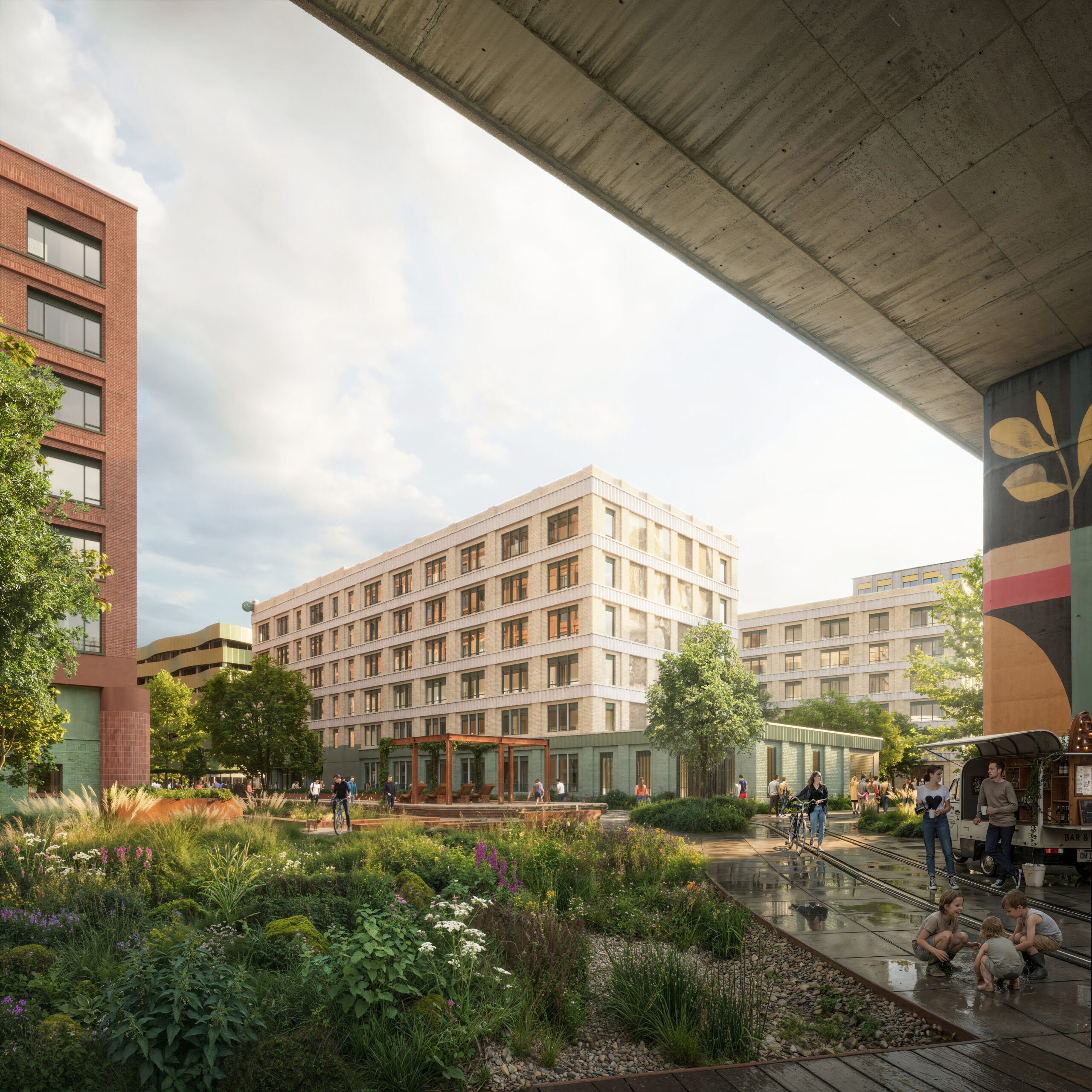 Forth Goods Yard, Newcastle CGI